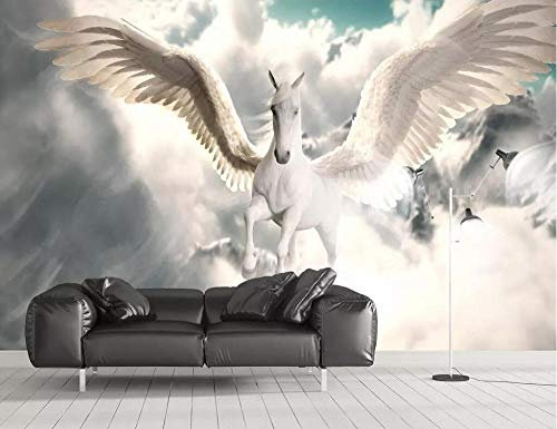 Nordische Mythologie Pegasus Fototapete Wandbild Bild Tapete Fresco Leinwand Bilder Vlies Kunstdruck Modern Wandbilder Wand Bild Deko Kunstdrucke