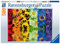 Ravensburger 16446 Lila Floral Reflections Puzzle mit 500 Teilen, für Erwachsene und Kinder ab 10 Jahren, 49,3 x 36,2 x 0,2 cm
