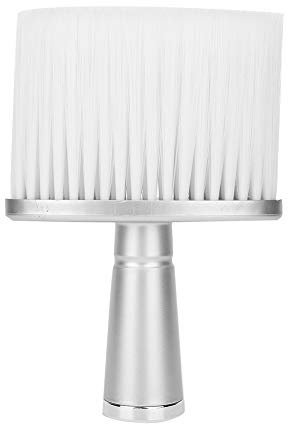 Soft Hair Brush Neck Duster Brush, Barber Cleaning Neck Brush Hairdressing Hair Cutting Styling Cleaning Sweeping Brush (White)