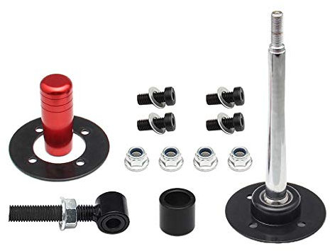 Toygogo Tuning Short Shifter für BMW E30 E36 E46, 178 Mm Griff Einfach zu Installierendes Autozubehör - rot