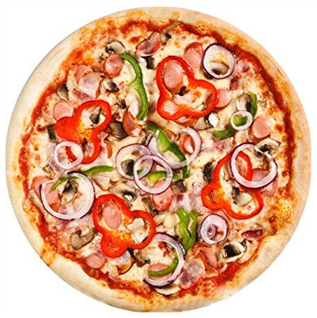 Cozomiz Kuscheldecke Runde Decke Flanell Food Creation Tagesdecke Super Weiche Warme Fleecedecke Sofadecke Reisedecke Komfortabel Sanft Strandtuch Picknick Teppich 180x180cm Pizza