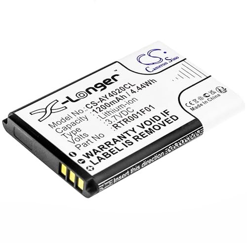 TECHTEK Batterie 1200mAh Compatible avec [Doro] 2414, 2415, 2424, DFC-0150, DFC-0190, Domo, pour [Alcatel] 3BN67330AA, 8232, 8232 DECT, 8232S DECT, 8234 8242 8244 8254 826 FBA