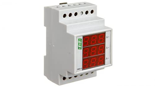 Amperemeter 3-Phasen Digital Modular 0-20A zur direkten Messung DMA-3 f&f 590831259228