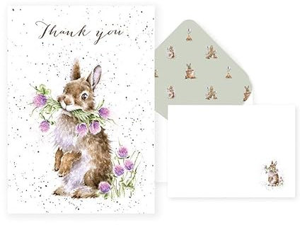 Wrendale Designs Dankeskarten, Motiv Thank You, 8 Stück