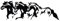 Car Stickers, 3D Horse Shape Car Vinyl Decal Reflective Protective Car Sticker Scratch-Resistant and Wear-Resistant Warning Sticker for Car Laptop Wall Window Bumper