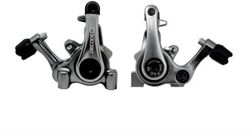 Ammaco Promax Decode R Flat Mount Disc Brake Caliper Set For Gravel Road Bikes Silver