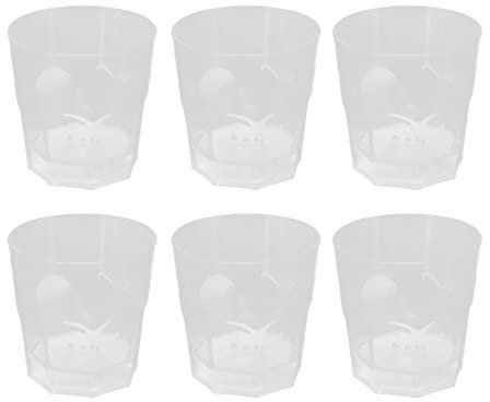 6 PCS LED Whisky Cup, Multicolore Water Activated Fun Light Up Bere Bicchieri Tazza Ottagonale, per Feste, Compleanni, Matrimoni