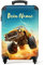 NoBoringSuitcases.com® Koffer personalisiert, Kinderkoffer - 55x40x20cm Handgepäck Trolley, Kindertrolley Jungen - Kinder Trolley- Monstertruck - Leicht - Koffer mit Namen Initialen