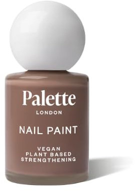 Palette London Natural Nail Paint - Halal, Vegan, Breathable Nail Polish (Toasted Taupe)