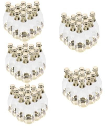 Ciieeo 60 Stk Transparente Flasche Süßigkeiten Für Die Brautparty Süßigkeiten Aus Der Babyflasche Mini- Süssigkeit Plastik Glückliche Süßigkeiten Brautjungfer