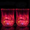 MODOAO Confezione da 2 bicchieri con luce flash a LED multicolore attivati dall'acqua, divertenti bicchieri luminosi per vacanze, festival, feste di compleanno, bar, discoteche