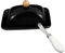 MAGICLULU 1stk Butterdose Aus Keramik Konfektplatte Butterdose Keramik Vintage Butterglocke Porzellan Keramik Servierplatte Dose Butterbox Keramik Käseplattenabdeckung Sushi-platte Perlmutt
