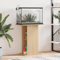 LAPOOH Aquariumständer Sonoma-Eiche 60,5x36x72,5 cm Holzwerkstoff, Aquarium Unterschrank, Aquarium Schrank, Aquariumschrank, Aquarium Tisch, Aquarium Stands