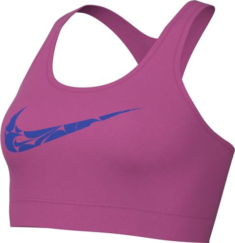 Nike Damen Bra W Nk Swsh Ls Hbr Bra, Alchemy Pink/Hyper Royal, FN2898-605, M