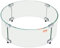 VEVOR Pare-Vent pour Foyer, 740x214 mm Pare-Vent en Verre Trempé pour Brasero Écran de Protection Rond Pare-Flamme Transparent Coupe-Vent Stable Épaisseur 6 mm pour Propane, Gaz, Extérieur, Terrasse