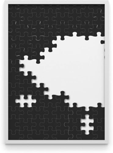 WIETRE Puzzle Rahmen 80x60 cm 1500 Alurahmen weiß