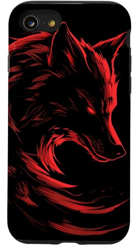 Wolf Emblem Logo ein Design aus der nordischen Mythologie Hülle für iPhone SE (2020) / 7 / 8