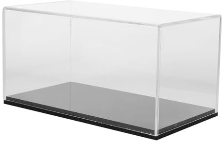 BESTonZON Box Car Model Display Box Figures Organizer Case Handicrafts Case Clear Display Case Toy Car Display Case Model Display Holder Figure Doll Display Container Doll Model Storage Case