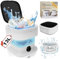 Portable Mini Waschmaschine Mit Schleuder - 14L 40W Camping Waschmaschine Mini Washing Machine Faltbare, Kleine Waschmaschine Mobile Waschmaschine Camping Reise(Ultra-Reinigung)