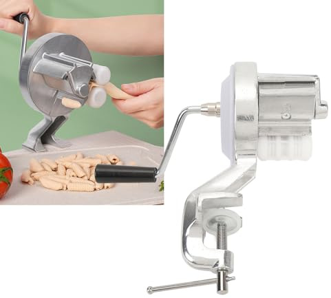 Cavatelli-Maker, Manuelle Cavatelli-Nudelmaschine, Nudelroller, Nudelpressmaschine, Handgetreuer Authentischer Gnocchi-Makkaroni-Maker für Hausgemachte Italienische Küche