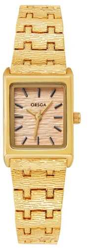 CIVO Armbanduhr Damen Gold Damenuhr: Klassische Analog Edelstahl Eckig - Klein Luxus Wasserdicht Uhren für Frauen