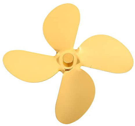 HIAKDOFT 1satz Aluminium-lüfterblätter Für Kaminventilator Hitzebeständige Leise Und Effiziente Austauschblätter Aus Aluminiumlegierung Für Holzöfen Und Heizkörper Teiliges