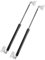 Lot de 2 vérins à gaz 500 mm 100 N/10 kg - Type L - Pour lit, porte, couvercle, abri, fenêtre, lit de camping-car, camion, bateau, fenêtre de camping-car