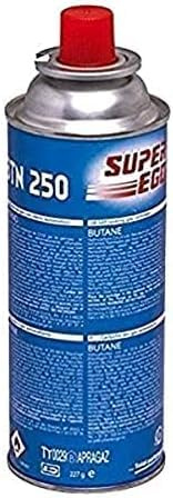 iFONT Cartucho de Gas Super Ego BTN 250 | Recambio para Cocina Camping (12 Unidades)