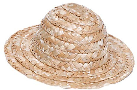 Beach Handmade Strohhut Outfit Zubehör für 60cm Puppen Dress Up Kostüm