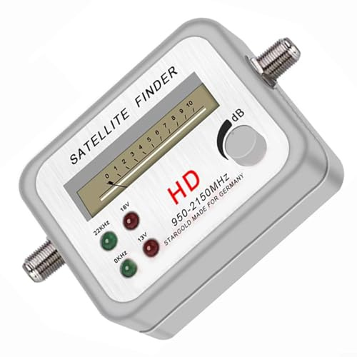 TONIXY Per Satellite Finder Antenna Segnale Tester TV HD Per Digital Signal Meter Per LNB Direzionale Digital Beacon