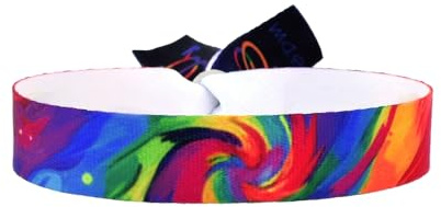 BDM - Pulsera de Tela LGTBIQ+, Lesbianas, Gays, Transexuales, Bisexuales, Intersexuales y Queer. - Modelo 2