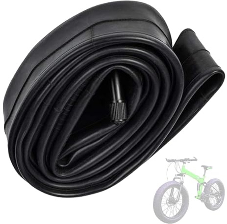 24/26X4/4,9 Zoll Fatbike-Schlauch 24/26X4/4,9 Zoll Ersatz-pannensicherer Schlauch Butylkautschuk-Fahrradschlauch Für E-Bike Rennrad Mountainbike Schneemobilreifen(26x4'')