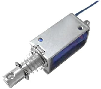 1pc Long-stroke 12v 24v Push-pull Electromagnet 0730B Electromagnetic Solenoid Automatic Door Electric Magnet(24V)