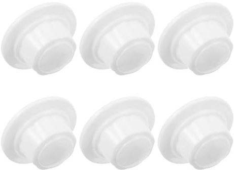 CLISPEED 6pcs Reusable Plastic Fan Blade Lock Nut Caps for Electric Fans Replacement Nut Covers for Table Floor Desk