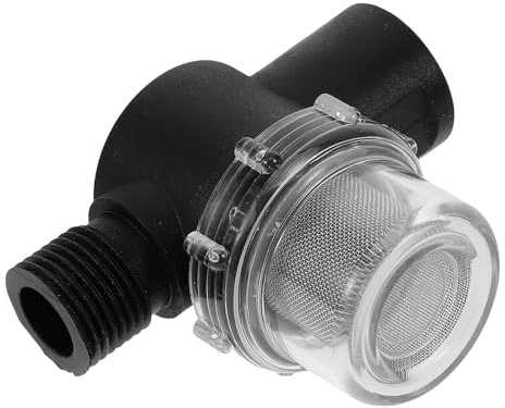 SHINEOFI Rv Water Pump Filter Strainer for Trailer and Caravan 1/2 Stainless Steel Mesh Screen Replacement Water Pump Filter for Freshwater Systems