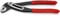 Knipex Alligator Pinza Regolabile per Tubi e Dadi Bonderizzata Nera, Rivestiti in Resina Sintetica Antiscivolo 180 Mm (Confezione Self-Service/Blister) 88 01 180 Sb