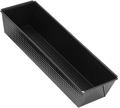 Zenker Kastenform, Königskuchenform mit Antihaftbeschichtung, hochwertige Backform in schwarz (Kuchenform: ca.355x115x70 mm), Menge: 1 Stück