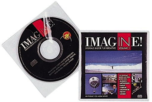 Durable Hunke & Jochheim CD/DVD COVER, für 1 CD/DVD, PP, 238 x 161 x 7,94 mm, transparent, 10 Stück 520219