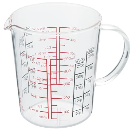 Hario 500 ml Wide Mouth Heatproof Glass Measuring Jug
