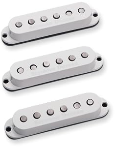 Seymour Duncan Custom Staggered Strat - Set - Left Handed - White