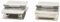 Sourcingmap a12110600ux0462 Hardware Glass Door Double Clamp Shower Hinges, 2 Pcs