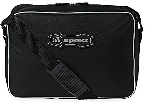 Apeks Regler, Tauchertasche, Schwarz, ca. 100 mm x 250 mm x 350 mm, 12 Liter