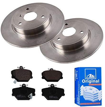 2 Bremsscheiben + Bremsbelagsatz ATE 3er Set Voll Ø280 mm Vorne Bremsenset 3tlg