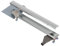 Nordona extraflache Edelstahl Duschrinne Complete Basic Abgang seitlich Länge: 120 cm Inkl. Blende Klassisch, Niederprofilsiphon Einbautiefe nur 6 cm