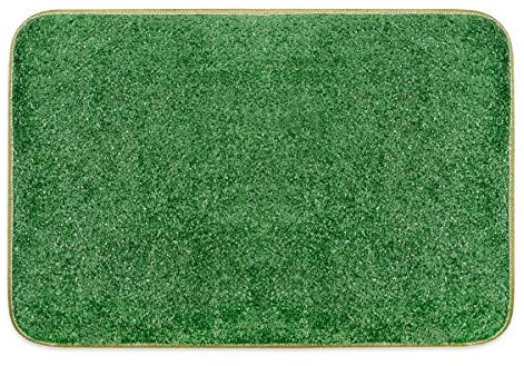 emmevi Zerbino Erba Sintetica 50 x 75 cm Bordato Antiscivolo Tappeto Interno Esterno Entrata