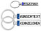 Schlüsselanhänger in Premiumqualität individuell personalisiert KFZ Autokennzeichen Nummernschild Autoschild Wunschkennzeichen Wunschtext Auto. Passt für Audi BMW Mercedes VW OPEL SKODA MAZDA Ford