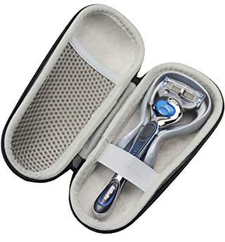 Hart Reise Schutz Hülle Etui Tasche für Gillette Fusion5 ProGlide Rasierklingen von LUYIBA