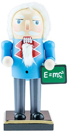 Einstein Science Teacher Nutcracker - 11 Inch Wooden Christmas Collectible Figure