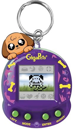 Giga Pets AR Cute Puppy Dog Virtual Animal Pet Toy, Upgraded 2nd Edition with New App, Glossy New Purple Housing Shell, for Kids of… All Ages! Nostalgic 90s Toy, 3D Pet Live in Motion