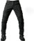 Pantalones Moto Hombre con Retirable Armadura Forro Protección Interior, Jeans De Moto Respirable Resistente Al Desgaste Tela Motorcycle Biker Pants,Negro,M